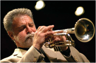 Marvin Stamm playing trumpet
